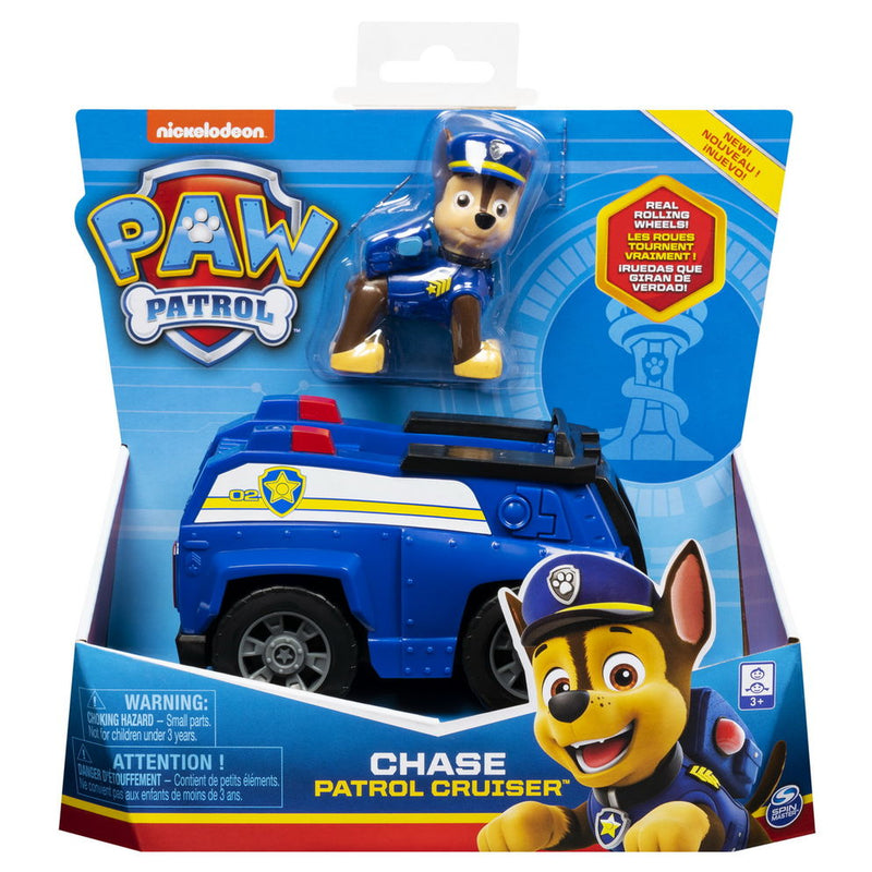 Paw Patrol Patrula Catelusilor set vehicul cu figurina Chase