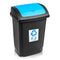 Swing 25L trash can, blue