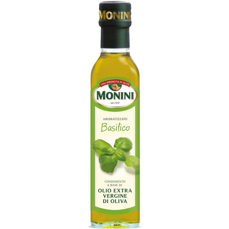 Monini ulei de masline extra virgin aromatizat-busuioc 0,25L