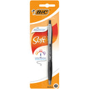Pix retractabil BIC Atlantis Soft, 1.0 mm, negru, 1 bucata