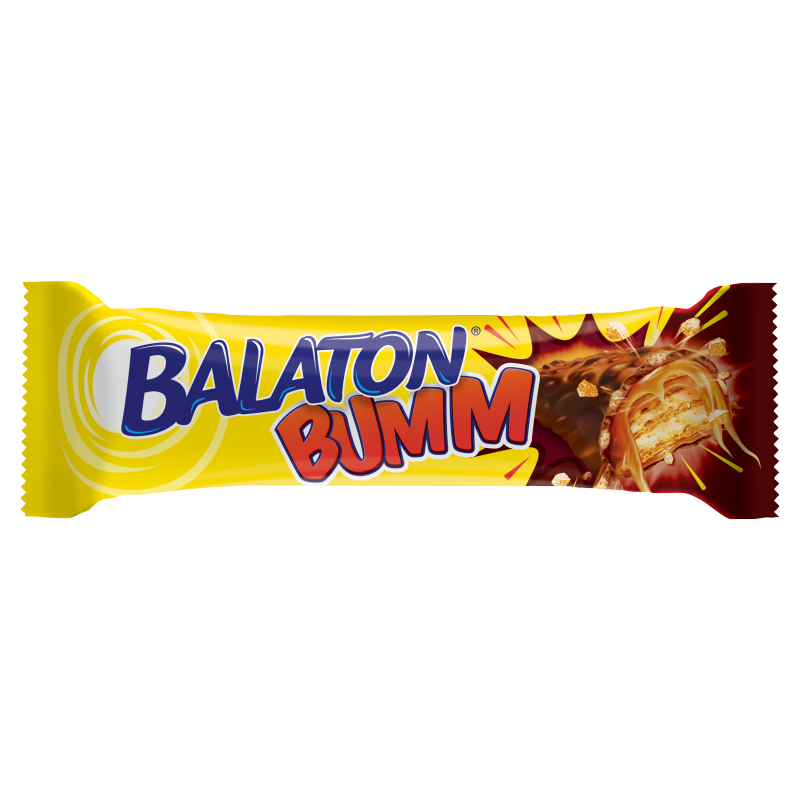 Balaton Bumm Baton de napolitana cu caramel 42g