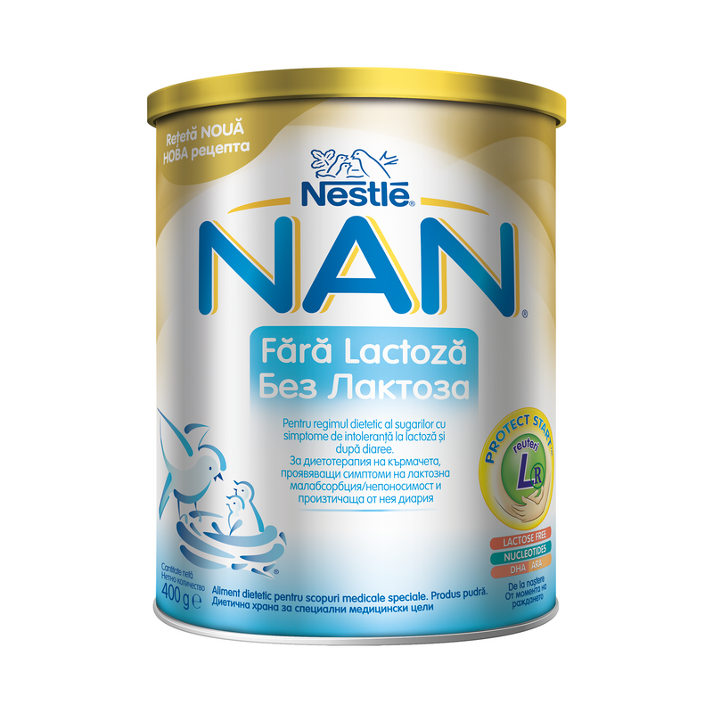 Nestle NAN Fara Lactoza, 400g, de la nastere