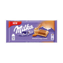 Milka Ciocolata cu crema cu migdale caramelizate 90g