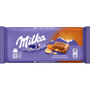 Milka Peanut Crispy Caramel ciocolata cu arahide si caramel 90g