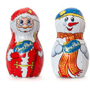 Figurina din masa de cacao in forma de Om de zapada/Mos Craciun, 26g