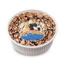 Alpin tort de inghetata cu ciocolata, fructe de padure, arome de vanilie si frisca, cu glazura de cacao, cirese amareno si arahide 2000ml