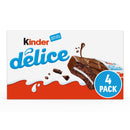 Kinder Delice prajitura de cacao cu umplutura de lapte, 4x39g