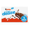 Kinder Delice cocoa cake with milk filling, 4x39g