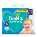 Pampers Active Baby Pannolini 4 Giant Pack 76 pz