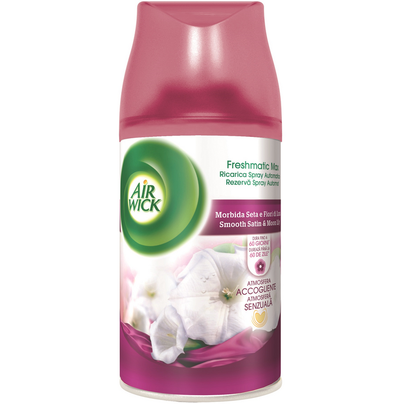 Air Wick Freshmatic rezerva spray Smooth Satin & Moon Lily, 250ml