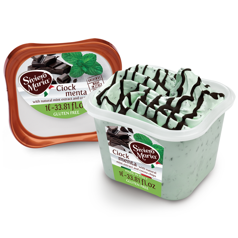 Siviero Maria Ciock Menta inghetata cu menta si fulgi de ciocolata 500g