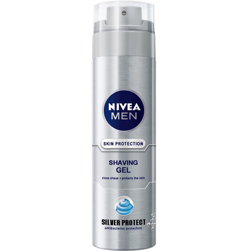 Gel pentru ras NIVEA MEN Silver Protect 200ml