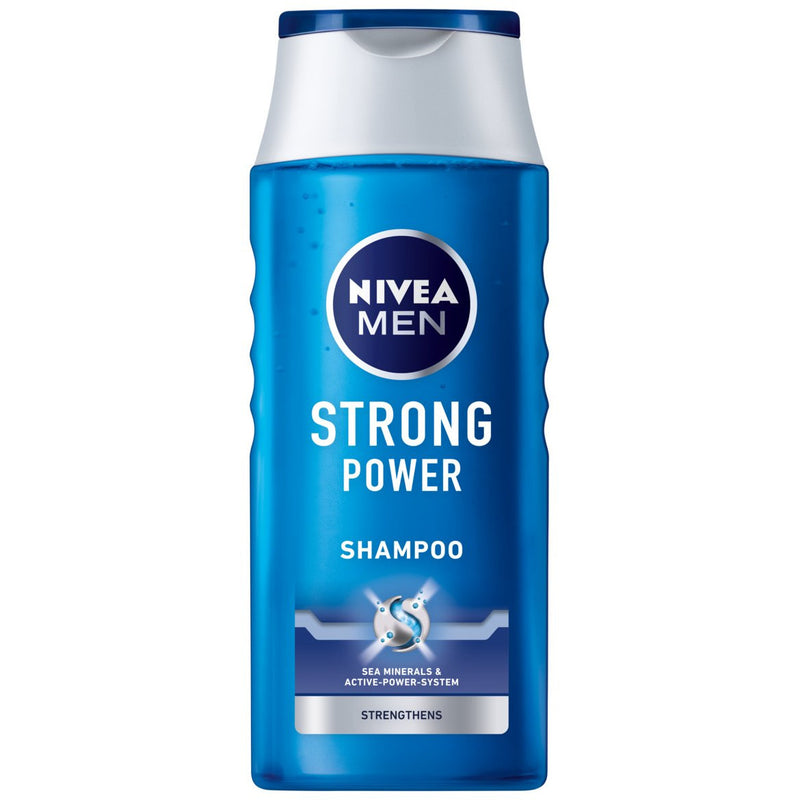 Sampon Nivea Men Strong Power pentru toate tipurile de par, 250 ml