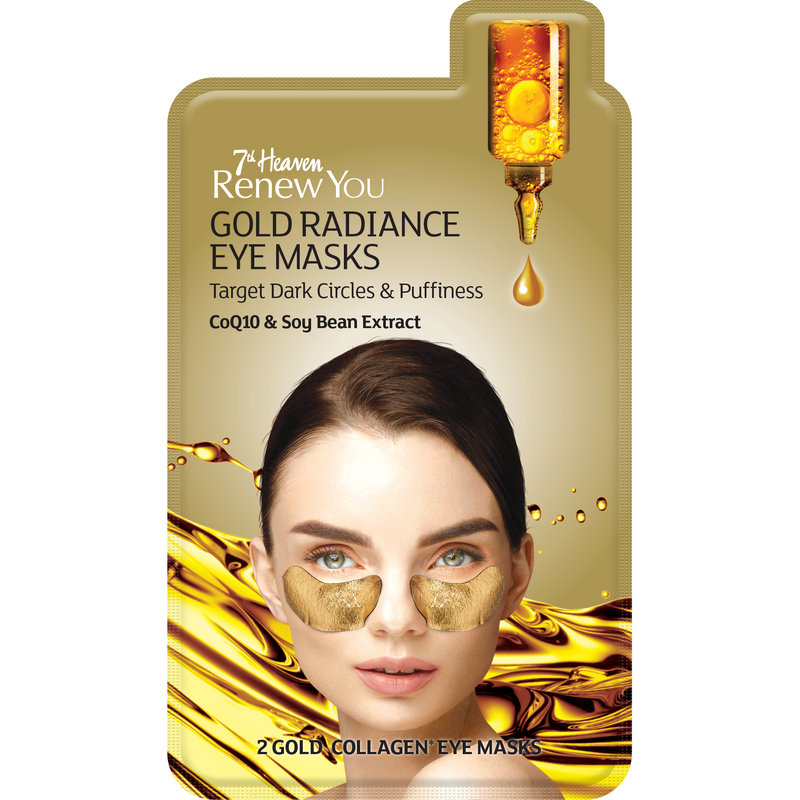 7th Heaven Renew You Gold Radiance Masca pentru ochi cu Q10 si extract din boabe de soia
