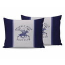 Beverly Hills Polo Club Set fete de perna 50Ãƒâ€”70 cm BHPC 029, 100% bumbac, 2 bucati, albastru/alb