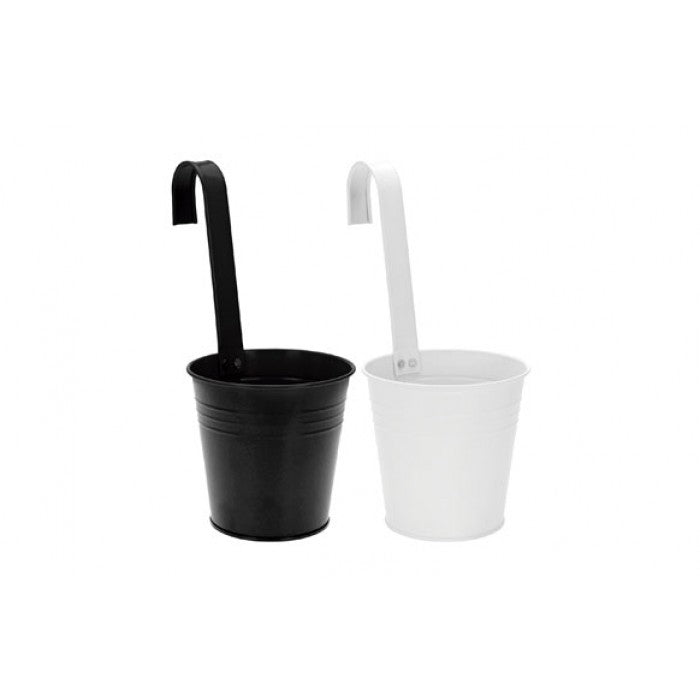 Ghiveci din zinc cu carlig de agatare