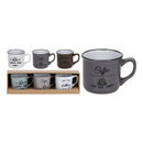 Set cani pentru cafea/ceai din ceramica, 180 ml, 3 bucati