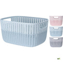 Cos din plastic cu manere pentru depozitare