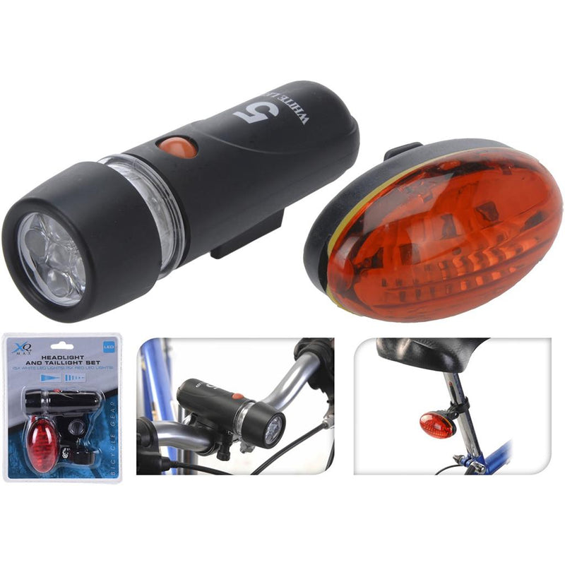 Set lanterne pentru biciclete cu LED, 2 piese