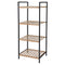 Raftul functional de baie cu 4 polite, 38x32.5x95cm