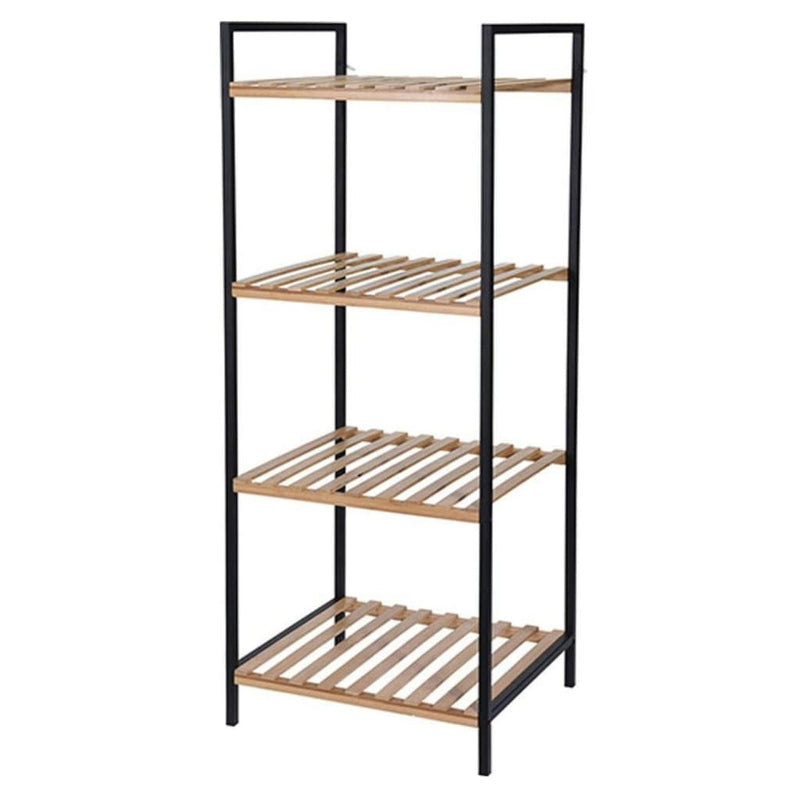 Raftul functional de baie cu 4 polite, 38x32.5x95cm