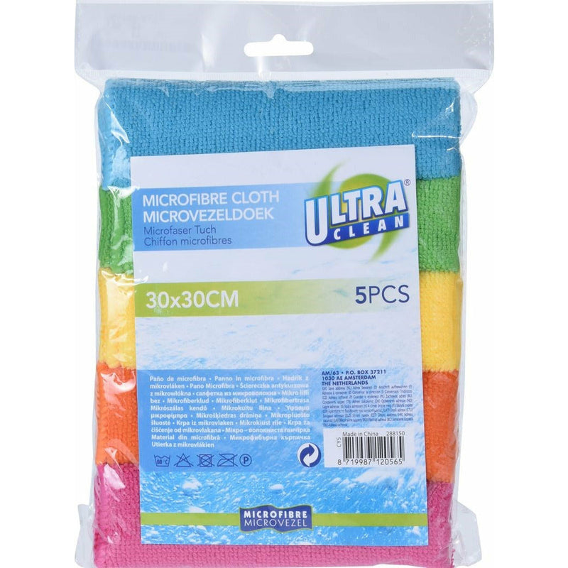 Set lavete din microfibra, 30x30 cm, 5 bucati