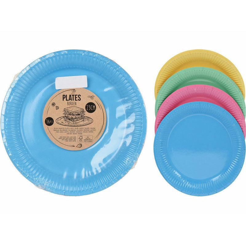 Set farfurii de unica folosinta, 16 bucati
