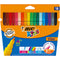 Set pennarelli multicolori lavabili Bic Visa, 18 pezzi