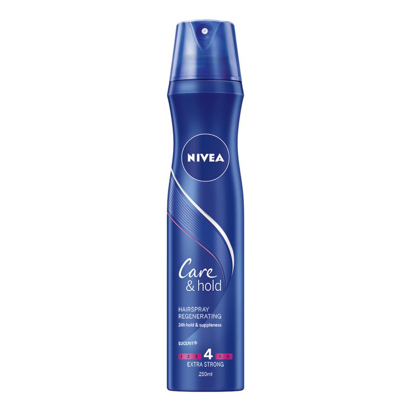 Fixativ Nivea Care&Hold pentru fixare puternica, 250 ml