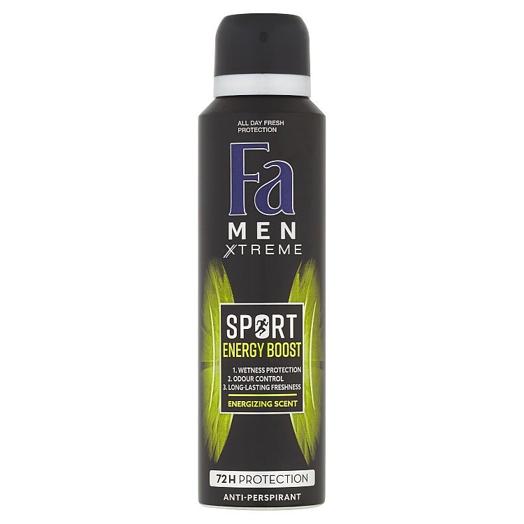 Fa Men Sport Energy Boost deodorant spray antiperspirant, 150 ml