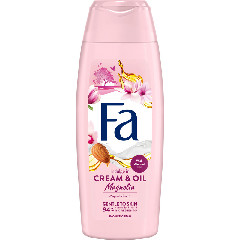 Gel de dus FA Cream&Oil cu parfum de Magnolie, 400 ML