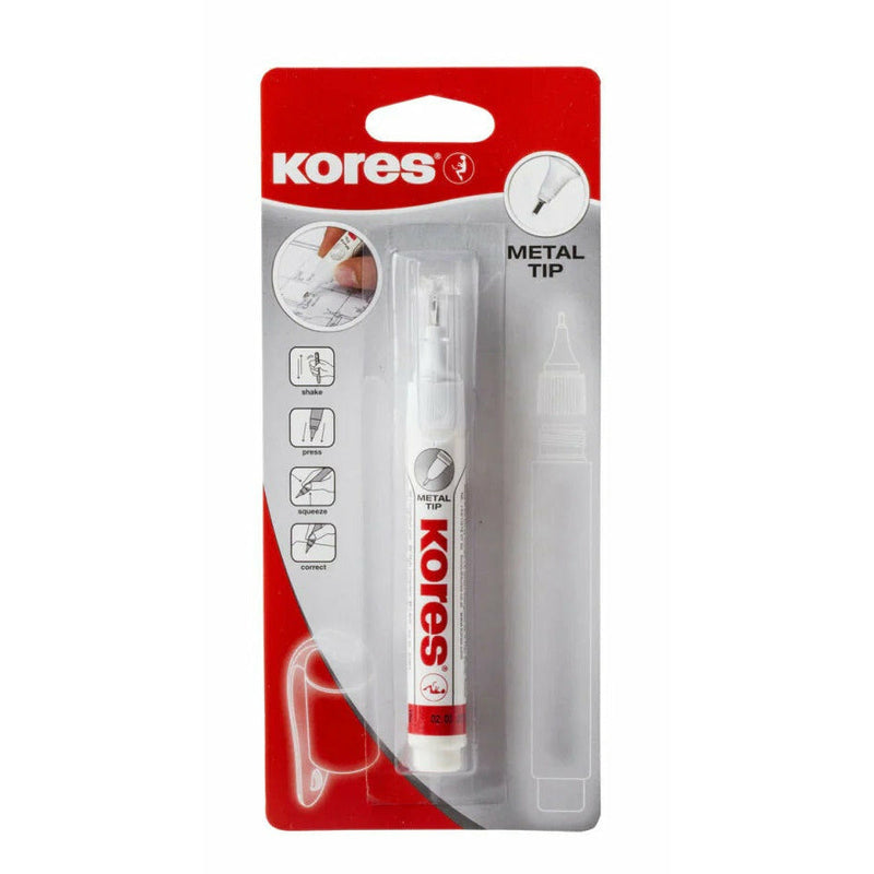 Creion corector cu varf metalic Kores 10g