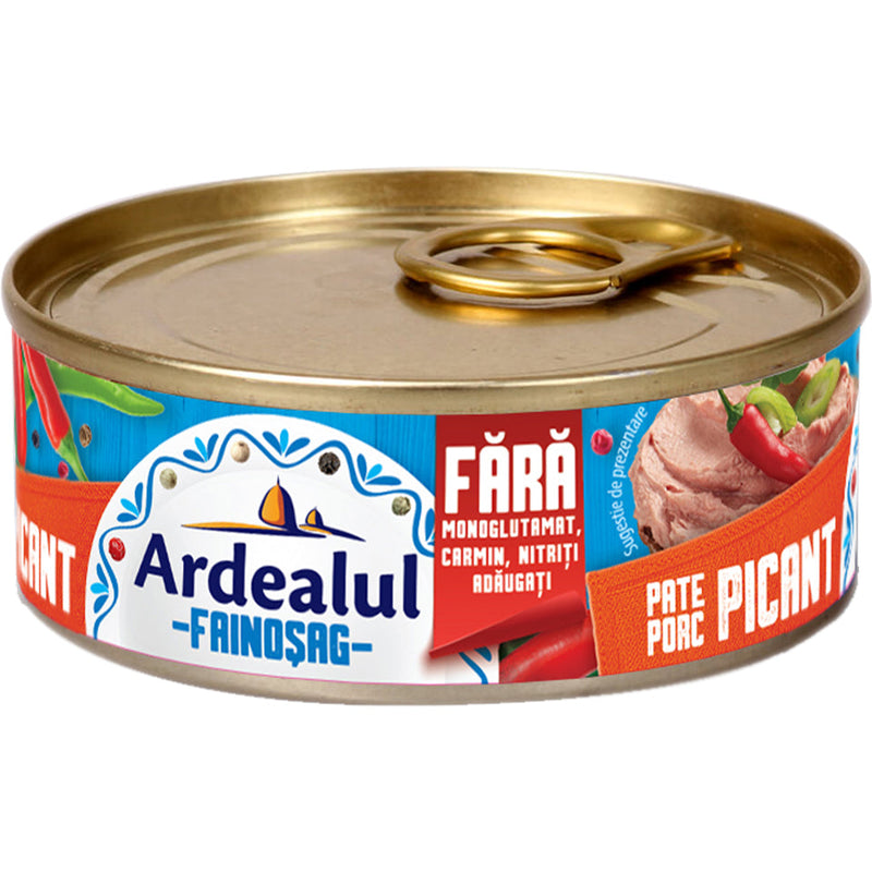 Ardealul Pate de porc picant 100g