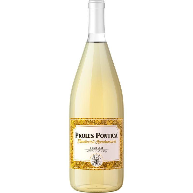 Proles Pontica, Tamaioasa Romaneasca, vin alb, demidulce, 1.5L