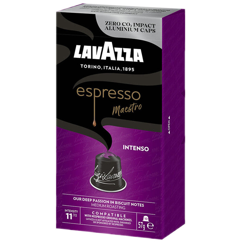 Cafea capsule Lavazza Espresso Maestro Intenso, compatibile Nespresso, 10 bucati