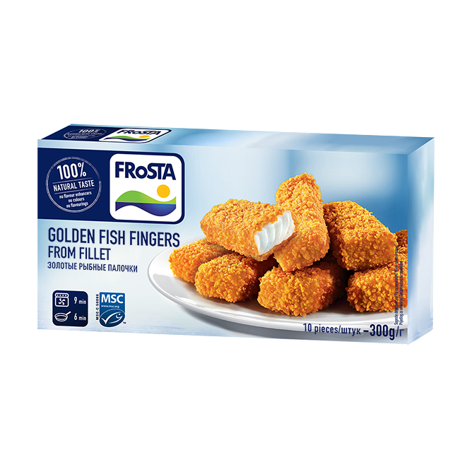 Frosta fish fingers 300g