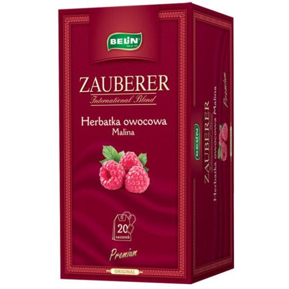 Zauberer ceai de zmeura, 20 plicuri, 45g