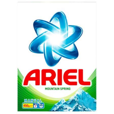Detergent rufe, manual Ariel MOUNTAIN SPRING ,450g