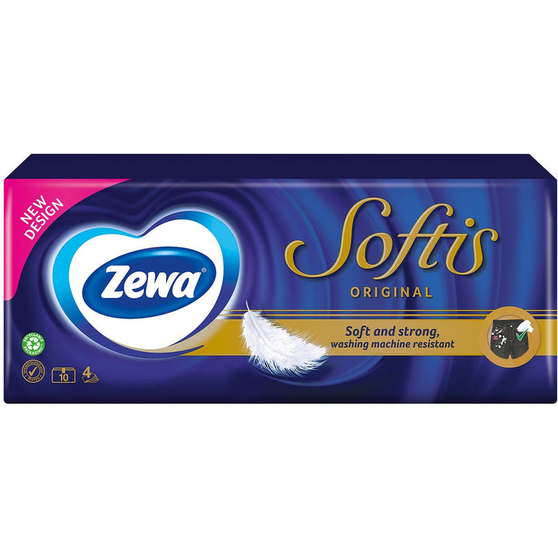 Zewa Softis Standard, batiste nazale 4 straturi, 10 * 9, 100 buc