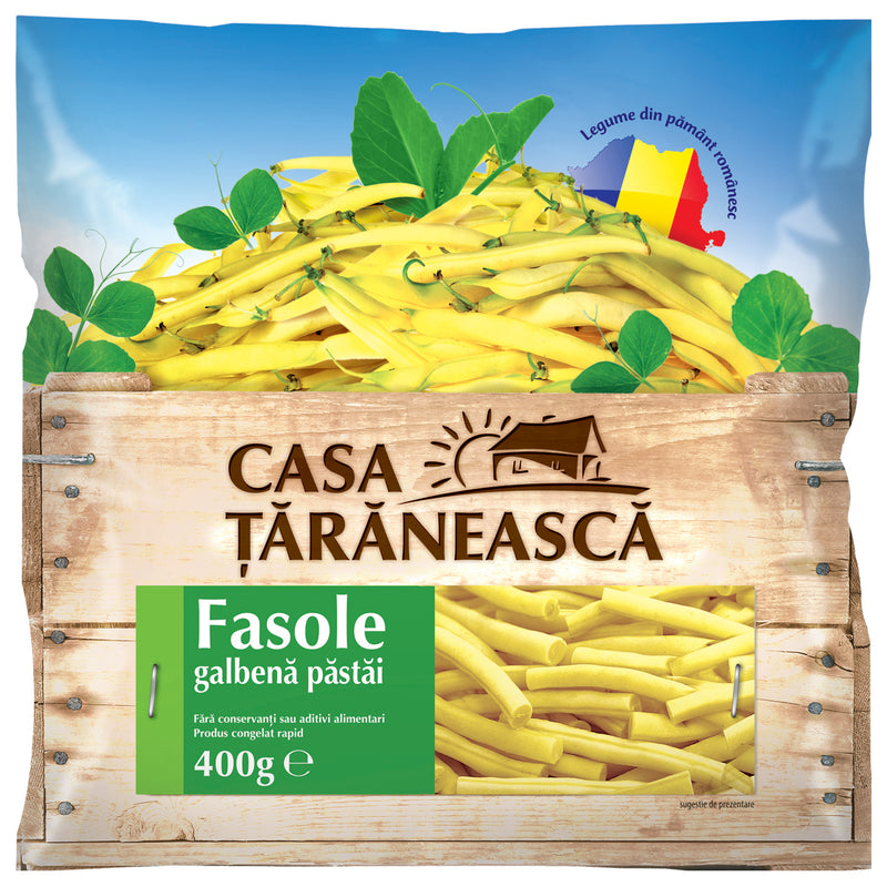 Casa Taraneasca fasole galbena pastai 400G