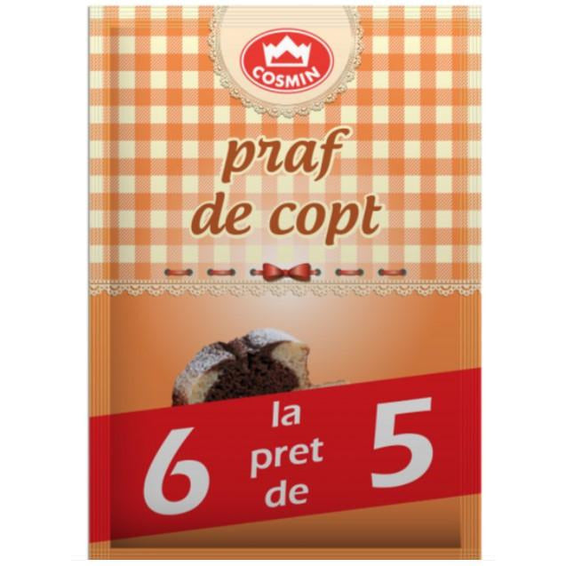 Cosmin praf de copt pachet 6buc la pret de 5buc, 50g