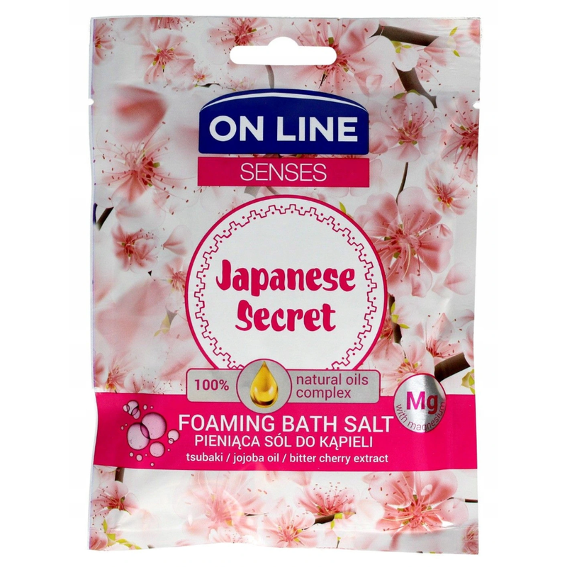 ON LINE SENSES Sare baie spumanta Japanesse Secret, 80 g