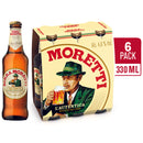 Moretti birra bionda lager drink, bottiglia 6*330ml
