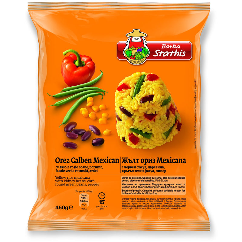 Iglo Barba Stathis amestec orez cu legume mexicane 450g