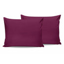 Beverly Hills Polo Club set fete de perna 50x70 cm, 100% bumbac, burgundy, 2 bucati