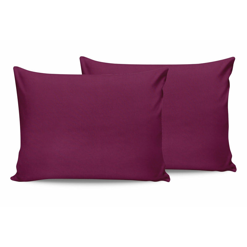 Beverly Hills Polo Club set fete de perna 50x70 cm, 100% bumbac, burgundy, 2 bucati