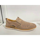 Pantofi barbati B41-95BEJ Nubuk Delikli