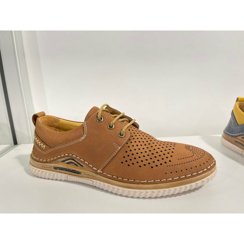 Pantofi barbati B41-96TABA Nubuk Delikli
