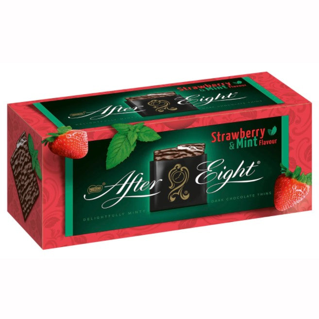 After Eight Praline subtiri de ciocolata cu menta si capsuni 200g