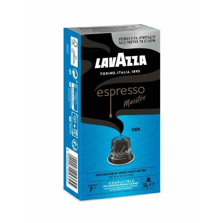 Cafea capsule Lavazza Maestro Espresso Decaffeinato, compatibile Nespresso, 10 bucati